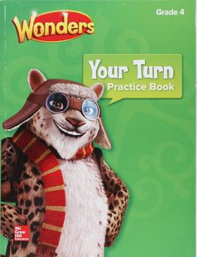 【中商原版】阅读奇迹练习册，4年级 英文原版 Wonders, Your Turn Practice Book, Grade 4