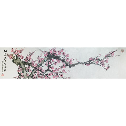 周积寅-真迹-花鸟画 《梅花香自苦寒来》 商品图1