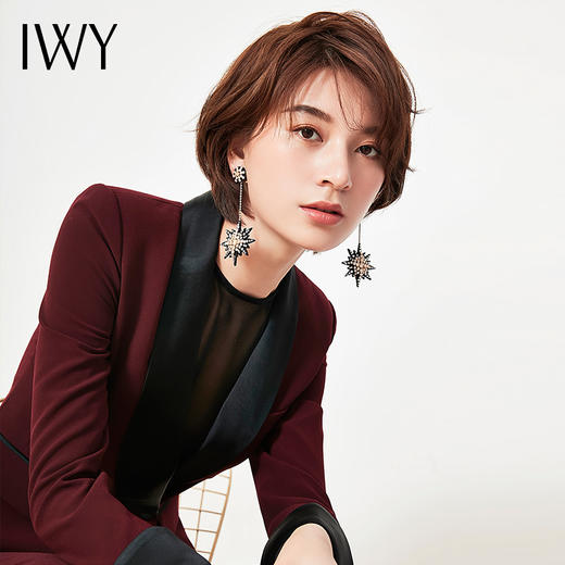 IWY/ 酒红色西装长裤套装CP307 商品图8