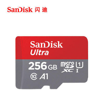 闪迪内存卡256g高速存储卡micro sd卡TF卡手机内存卡256g储存卡 商品图1