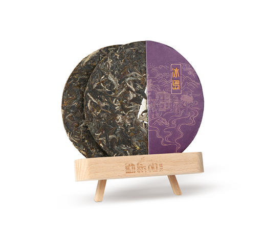 勐乐山第七大茶山（冰岛）双层铁饼生茶200g 商品图2