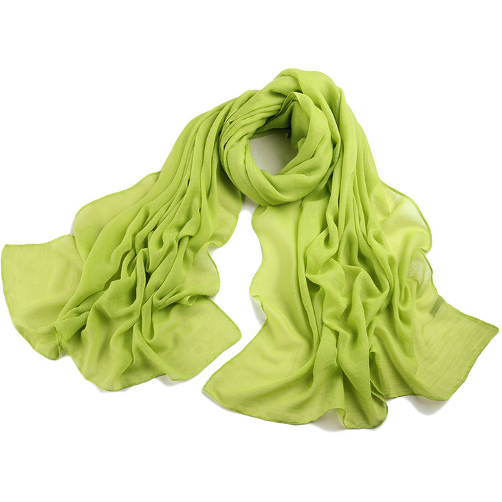 原价399特卖价32上海故事文艺风素色披肩荧光绿900078