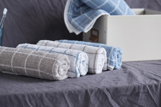 格子毛巾 商品图1