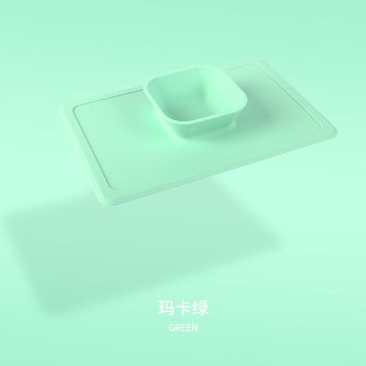 zolitt儿童吸盘碗宝宝餐具婴儿硅胶碗分格碗宝宝吃饭碗防摔碗 商品图6