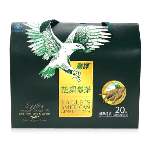 礼盒装鹰牌花旗参茶20袋装 商品图0