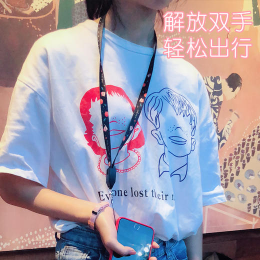 【一根不会丢的数据线】 幸运熊挂绳3合1智能快充手机数据线   数据线+皮尺+挂绳 商品图1