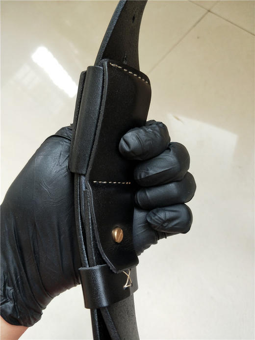 武字腰带    武术搏击文化头层牛皮腰带 商品图2