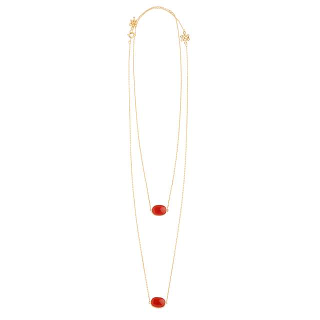 「 相思 」红玛瑙长项链