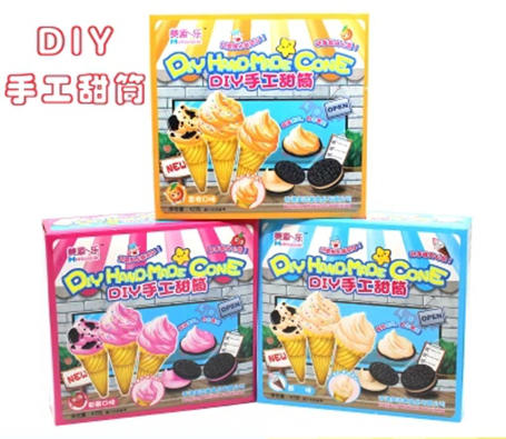 美添乐手工甜筒(草莓\原味)42g 商品图0