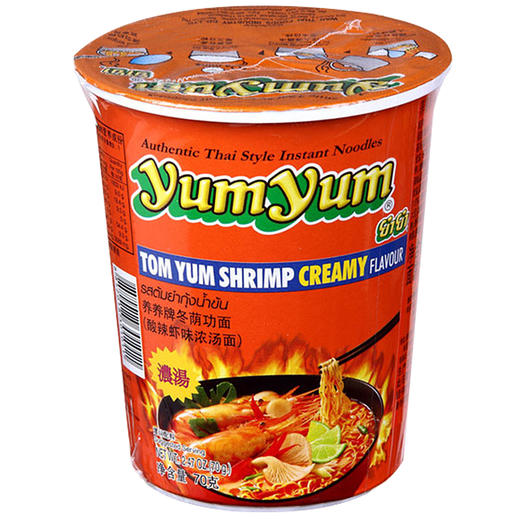 养养牌冬阴功面（杯装）（酸辣虾味浓汤面）70g 商品图0