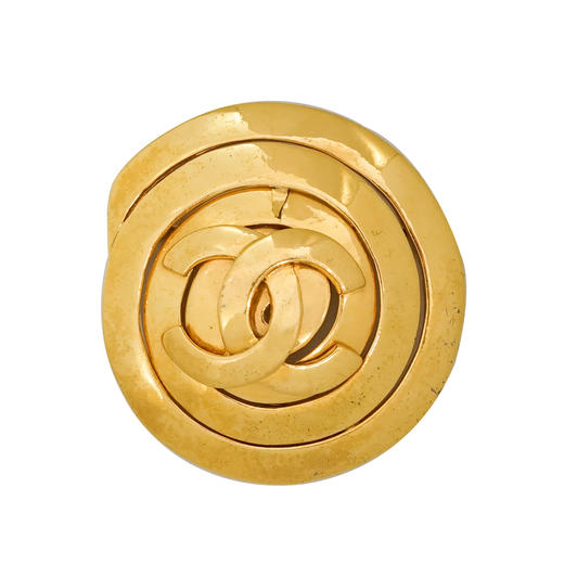 chanel螺旋纹胸针