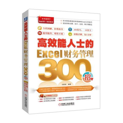 高效能人士的Excel财务管理300招高效能、高效办公、商务办公、职场办公、提高效率、财务管理 财务会 商品图0