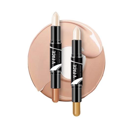 香港潮妆c&z光影修容棒 01棕黄色 裸金色8g / 02红褐色 裸粉色8g