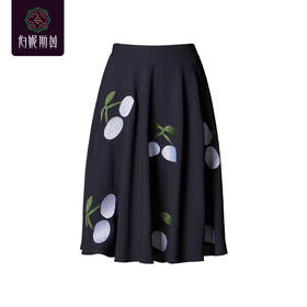 仅剩S码一件【伯妮斯茵】3B6725--黑色半裙--花园里的珍妮--