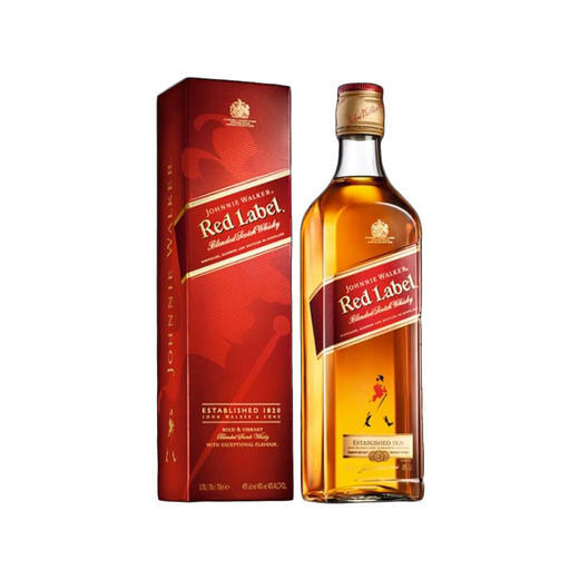 【单瓶】尊尼获加红牌调配苏格兰威士忌（红方）英国原瓶进口 700ml 40%vol 商品图0