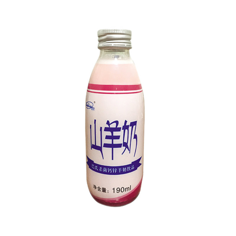 顶仙巴氏山羊奶草莓味190ml