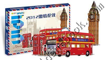 Q书架.爱拼 3D益智手工 2012激情伦敦机械工业出版社 正版书籍 商品图0