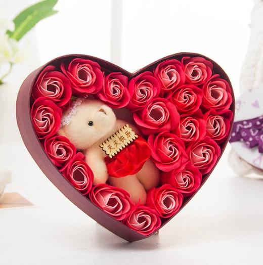 【创意礼品】。香皂花三八节七夕情人节教师节香皂花礼盒专利款 商品图3