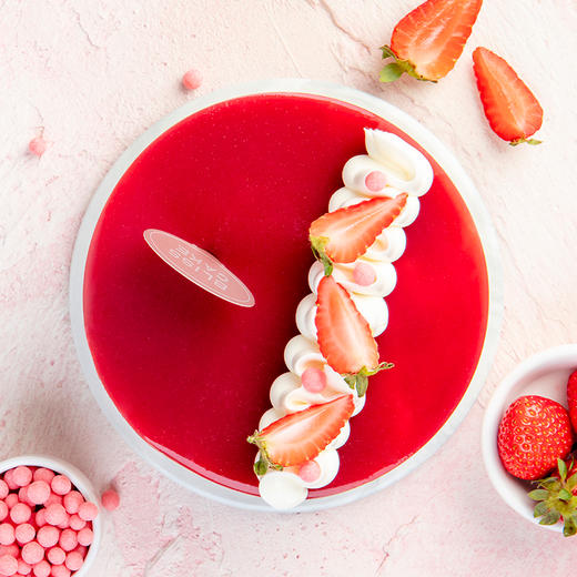 【芳华】如草莓般的少女甜心，直径约12.5cm，139元幸福下午茶（北京） 商品图1