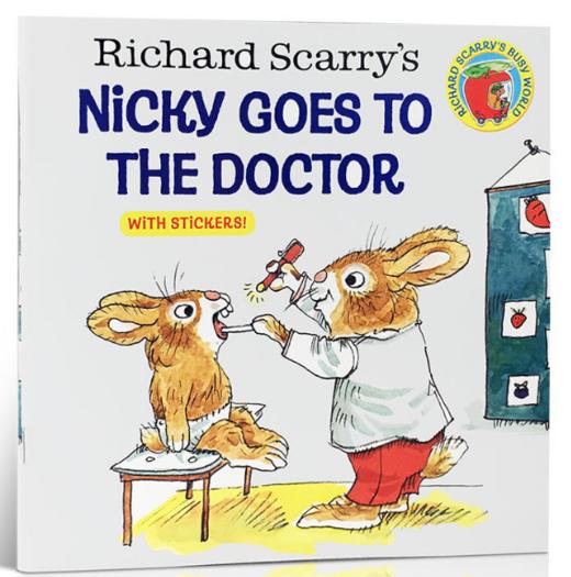 Richard Scarryis Nicky Goes to the Doctor 斯凯瑞图画书：小兔子看牙医 商品图0