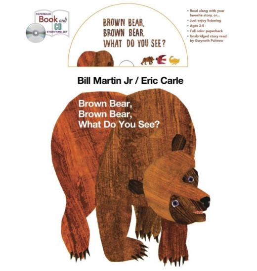 Brown Bear, Brown Bear, What Do You See?[Book+CD]棕色的熊、棕色的熊，你在看什么？（书+CD） 商品图0