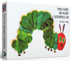 The Very Hungry Caterpillar board book 好饿的毛毛虫（卡板书）