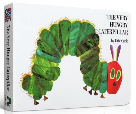 The Very Hungry Caterpillar board book 好饿的毛毛虫（卡板书） 商品图0