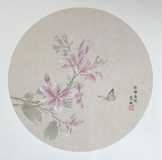 段慧敏 -真迹- 花鸟 《绿净春深》办公室 玄关 客厅 餐厅 商品图1