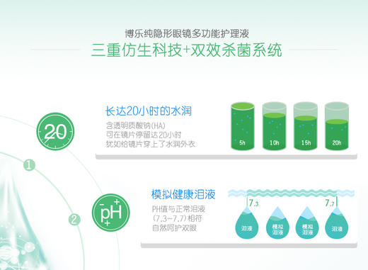 博士伦博乐纯护理液120ml、300ml+60ml、300ml*2+60ml、60ml*2 商品图7