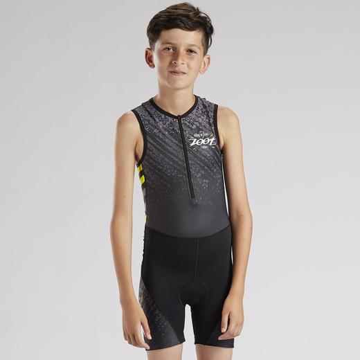 zoot小铁人新款比赛服 游泳自行车跑步 三项一套 男童 商品图0