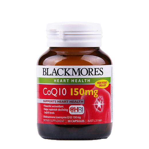 【保护心脏】澳洲 BLACKMORES 澳佳宝Q10辅酶胶囊150mg 30粒 商品图1