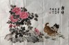 滕蔚梦-真迹- 国画花鸟动物《相伴》 玄关 客厅 商品缩略图1