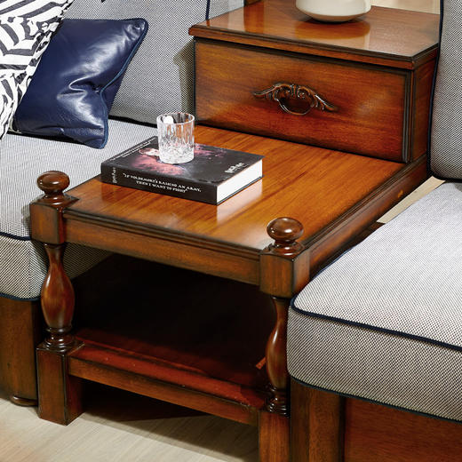 乐雅轩加州庄园系列沙发cmv52长茶几cmj52