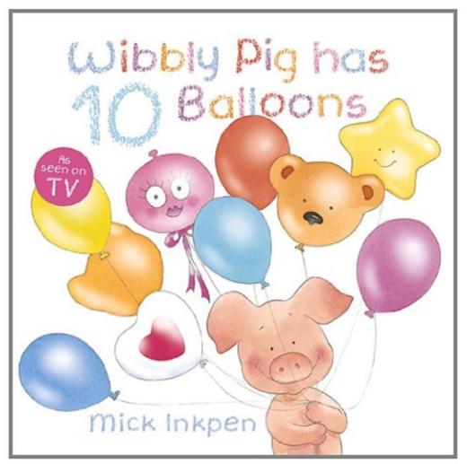 Wibbly Pig has ten balloons 小猪威比：威比的10只气球 商品图0