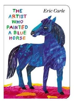 The Artist Who Painted a Blue Horse 画了一匹蓝马的画家 商品图0