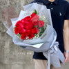 （4款可选）19朵玫瑰韩式花束 商品缩略图1