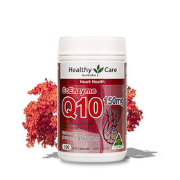 【心脏补充剂】澳洲 Healthy Care 辅酶Q10软胶囊 中老年人保健品 100粒