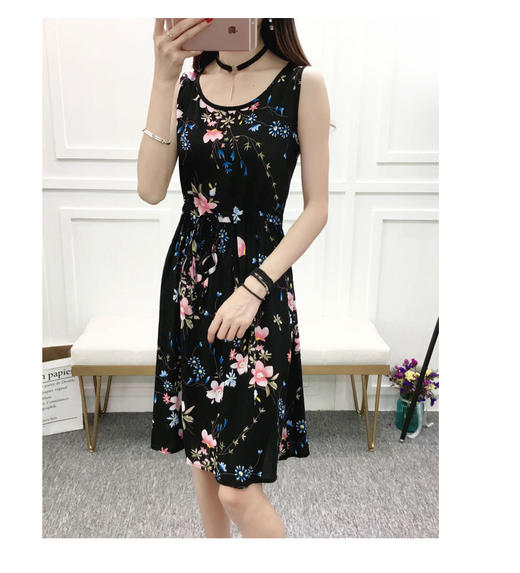 裁缝学苑A08背心连衣裙修身显瘦1:1服装纸样剪裁图纸牛皮纸 商品图0