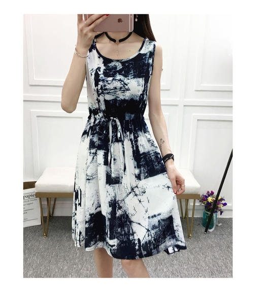 裁缝学苑A08背心连衣裙修身显瘦1:1服装纸样剪裁图纸牛皮纸 商品图2