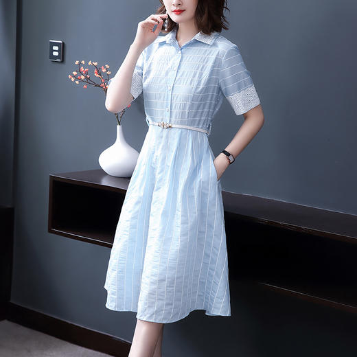 AHM99798mpg时尚条纹小清新裙子 商品图2