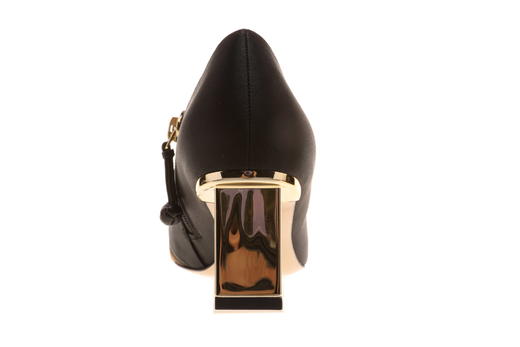 张静初同款 sheme鹤鸣  新中式丝绸刺绣 尖头优雅高跟女士踝靴 商品图4