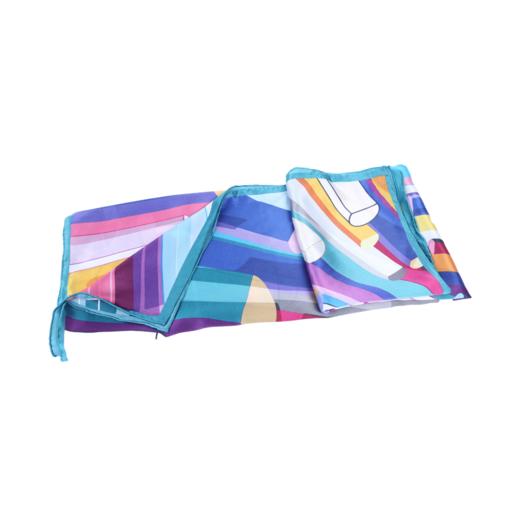 SAINTJOY/上久楷 真丝方巾 荟聚·墨绿 FJ17009 商品图2