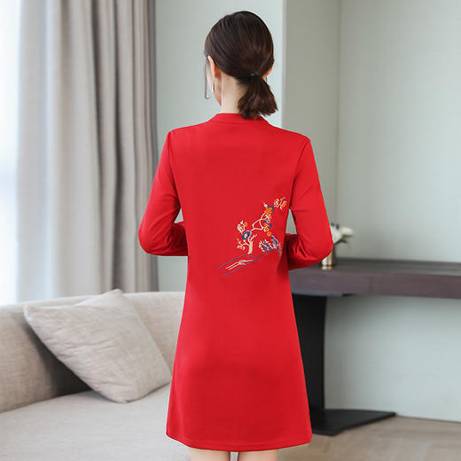 GN3090JL中国风时尚气质连衣裙 商品图2
