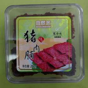 自然派猪肉脯葱香味 250g