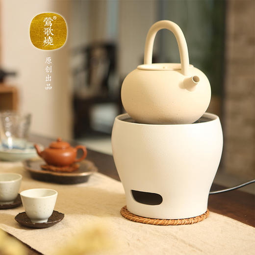 【莺歌烧旗舰店】雪花釉电陶风炉 商品图2