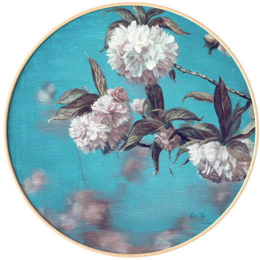 艺术家刘玉涛花系列美式古典花卉装饰画