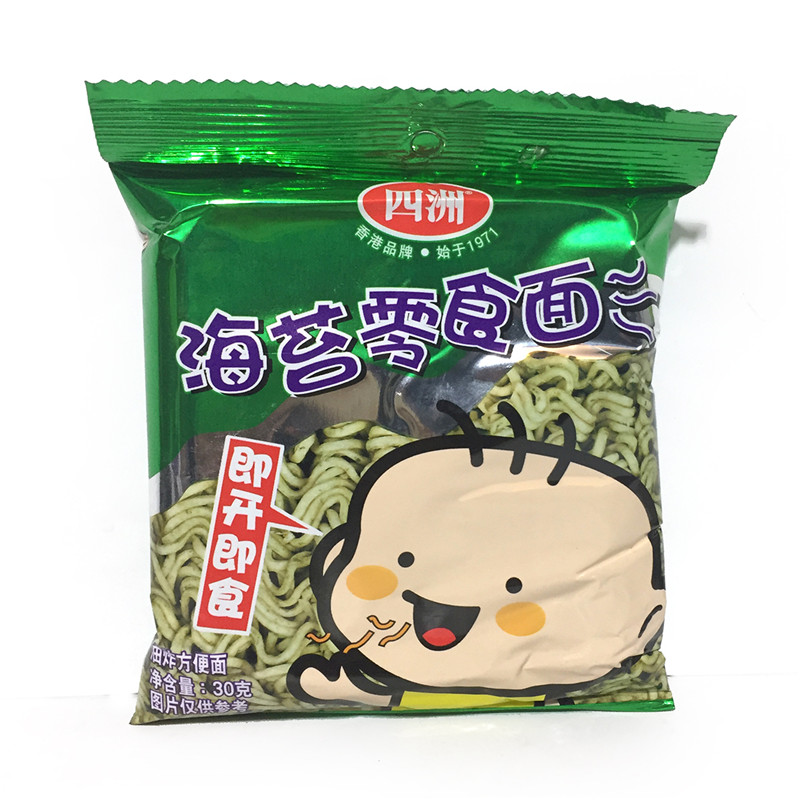 四洲海苔零食面30g