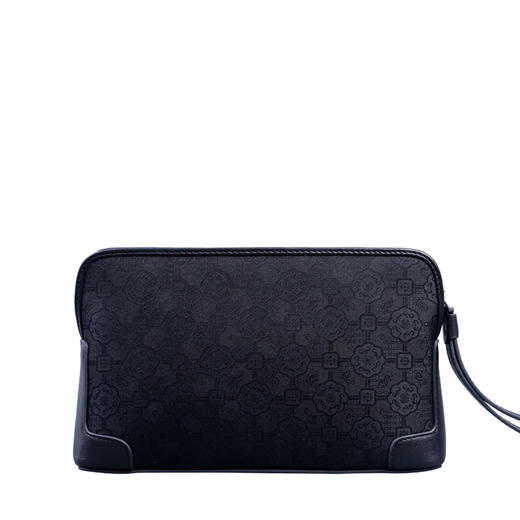 SAINTJOY/上久楷 男士宋锦手抓包 黑色圆福纹·黑色 BMS18A0102 商品图0