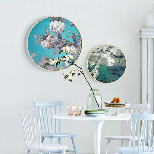 艺术家刘玉涛  花系列 美式古典花卉装饰画 商品图1