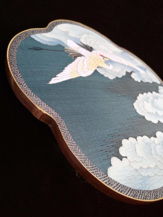 云鹤缂丝团扇zx808025